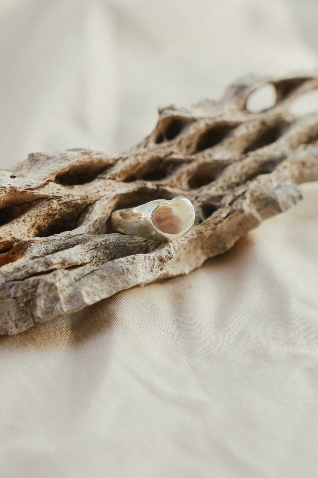 Mirrored Heart Signet Ring - Addy Avenue