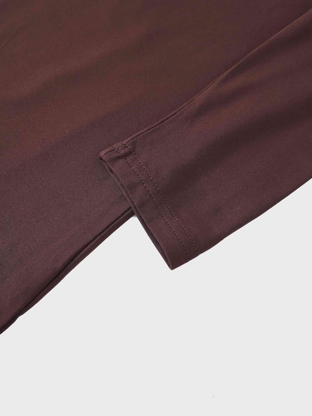Modal Turtleneck Long Sleeve - Dark Brown - Addy Avenue