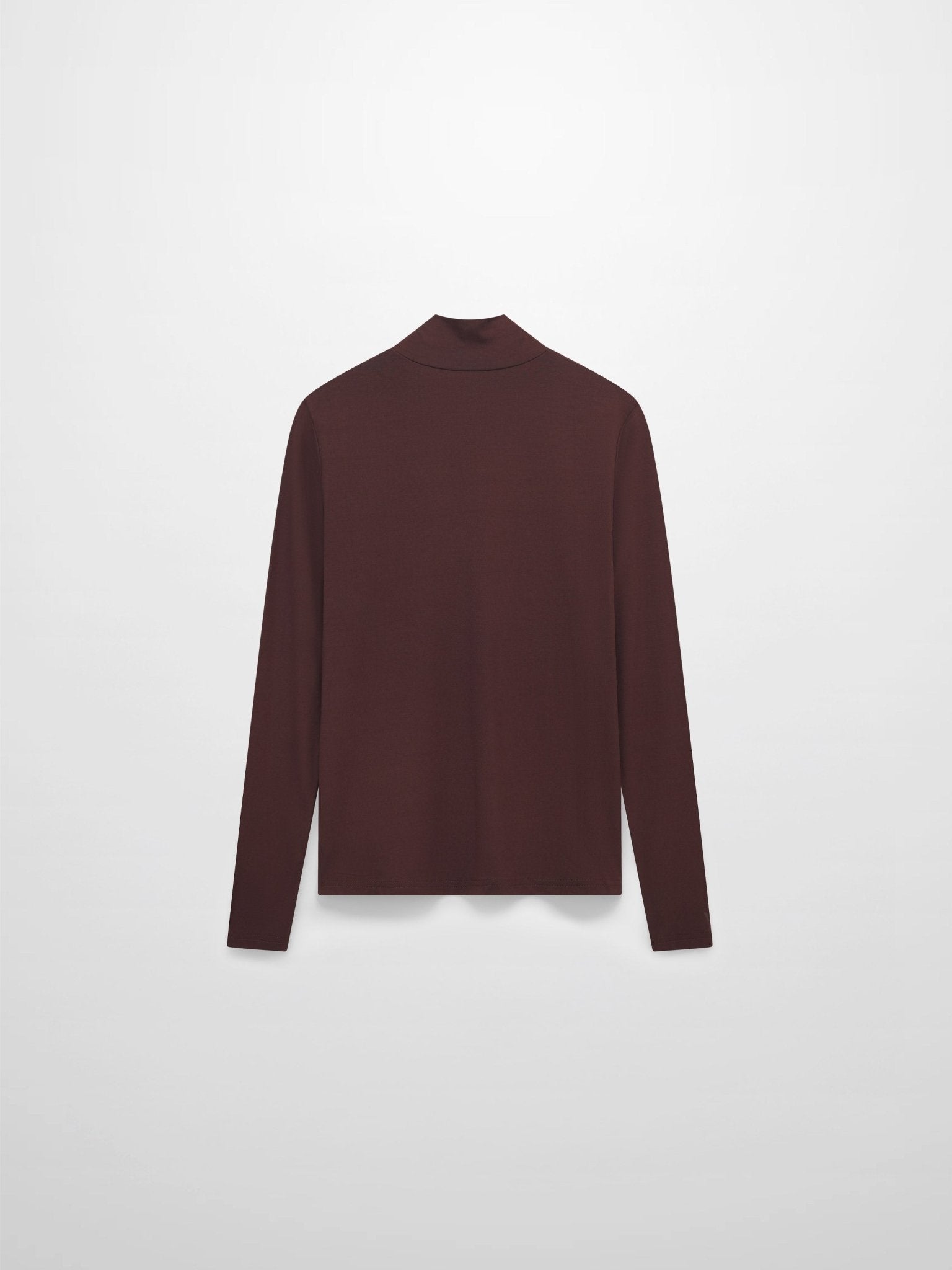 Modal Turtleneck Long Sleeve - Dark Brown - Addy Avenue