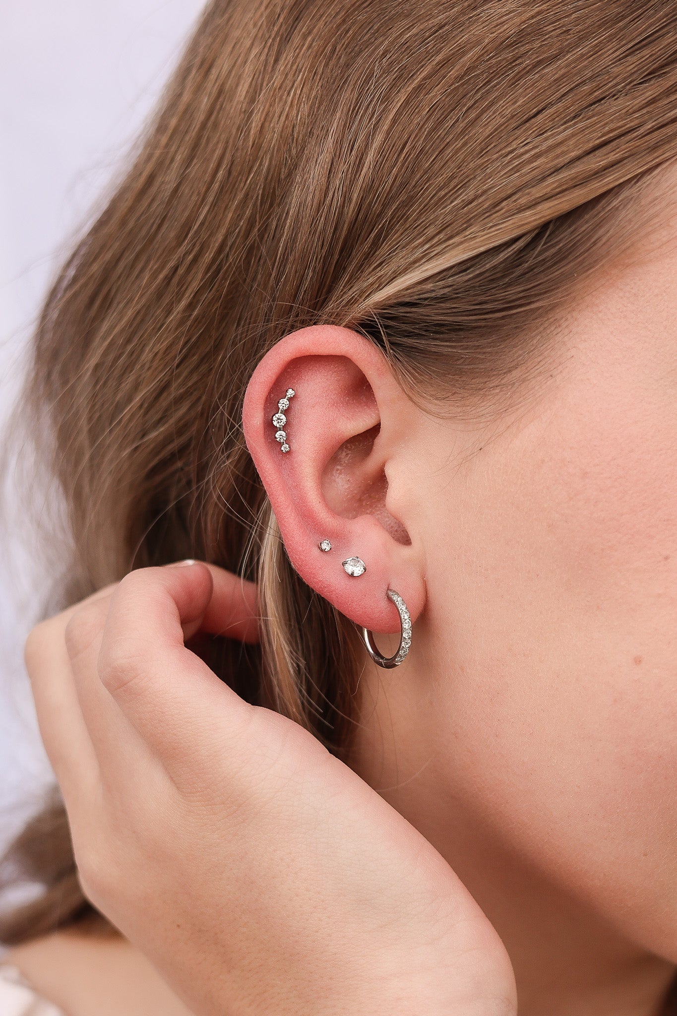 Monroe Flat Back Stud (Single) - Addy Avenue