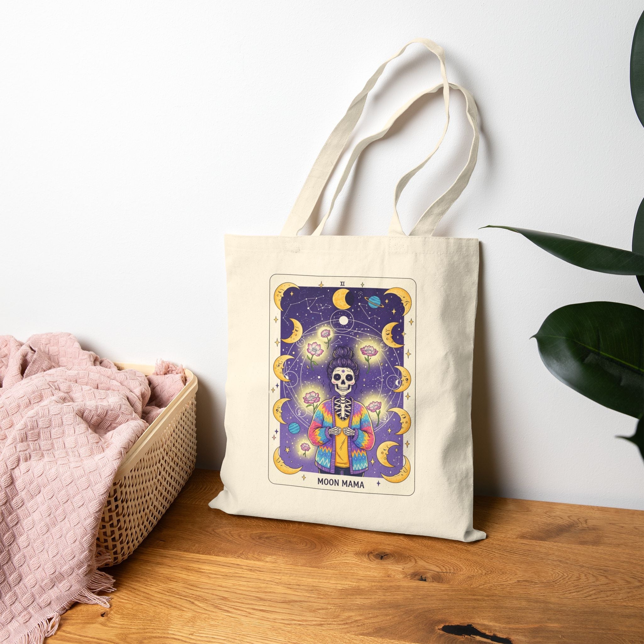 Moon Mama Tarot Canvas Tote - Addy Avenue