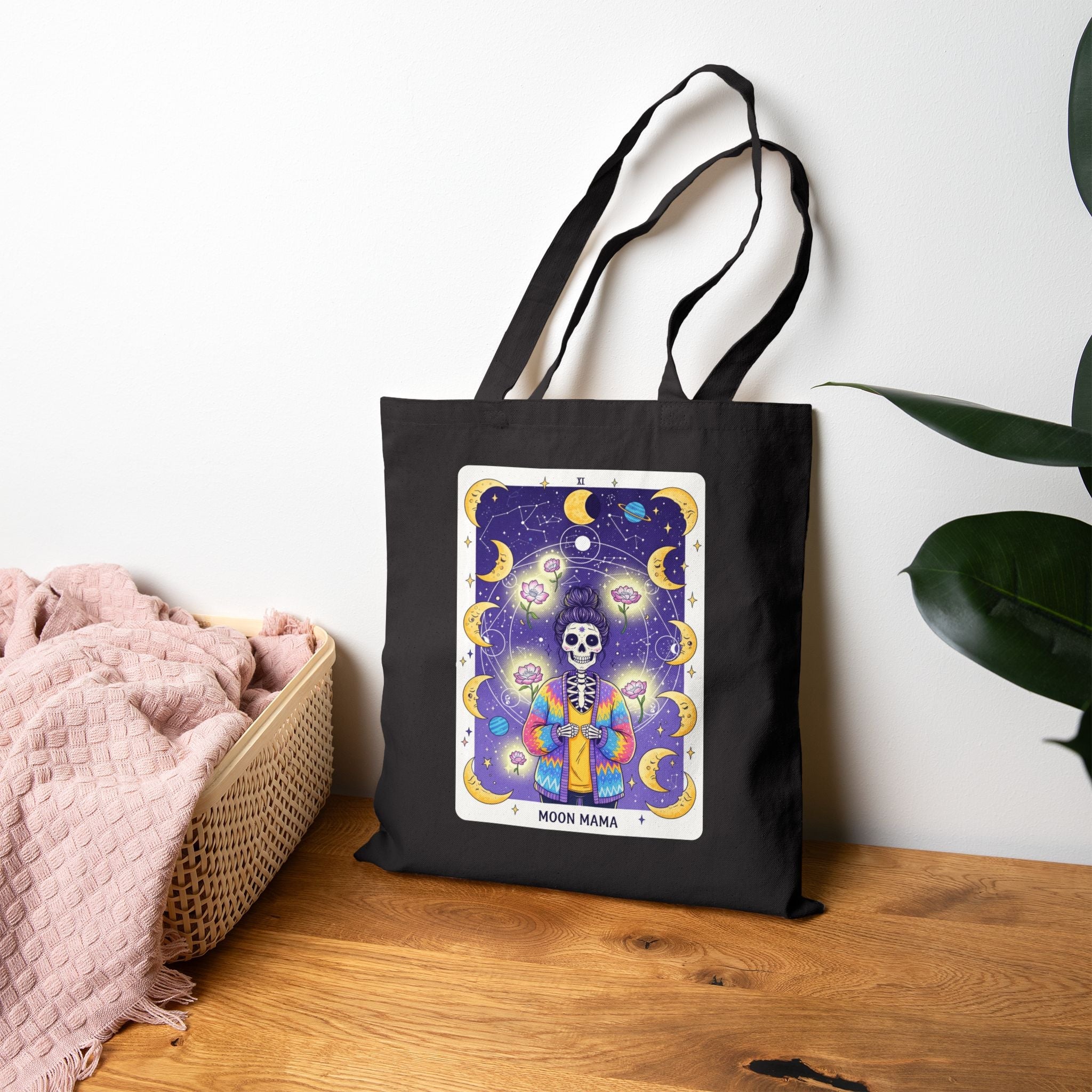 Moon Mama Tarot Canvas Tote - Addy Avenue