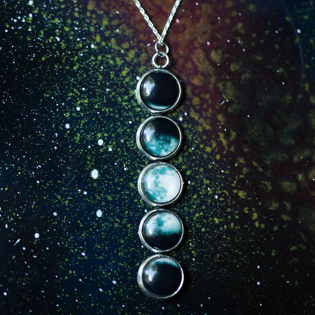 Moon Phase Pendant Necklace - Addy Avenue