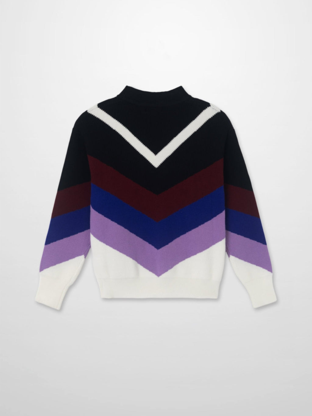 Multi V Sweater - Black/Blue/Lavander - Addy Avenue