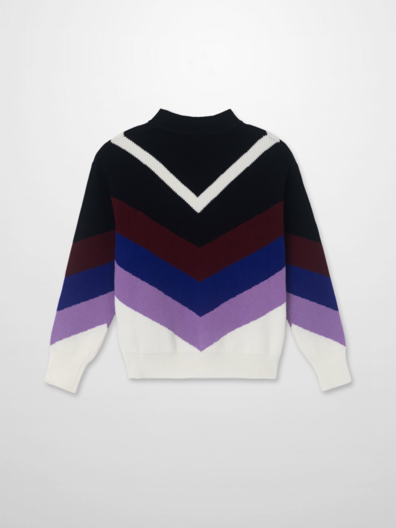 Multi V Sweater - Black/Blue/Lavander - Addy Avenue