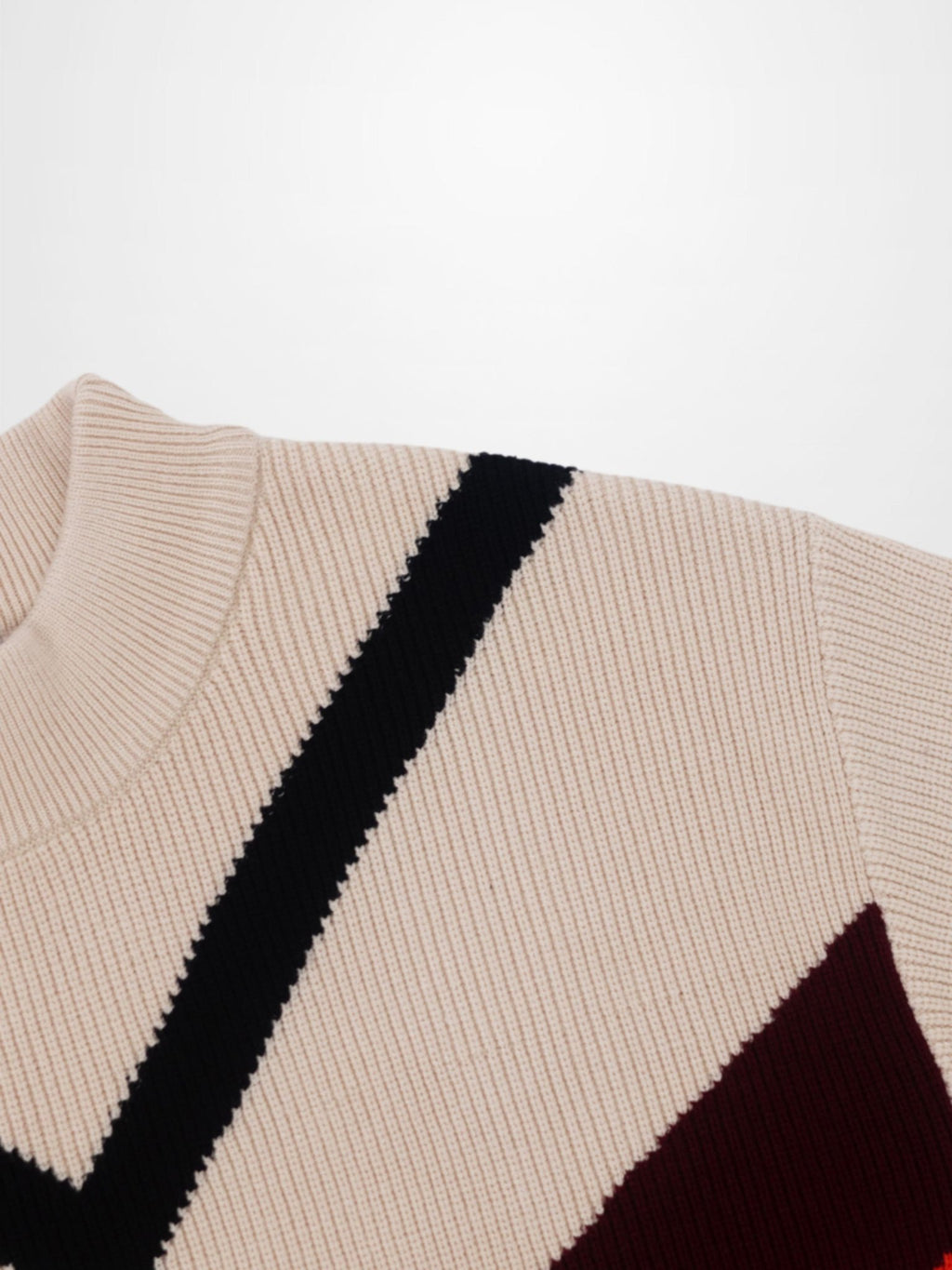 Multi V Sweater - Shades of Orange - Addy Avenue