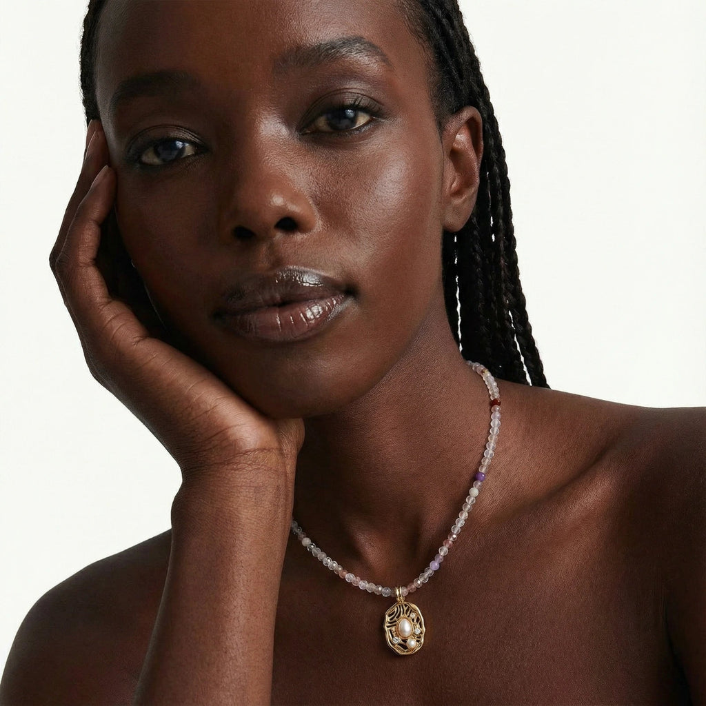 Mystic Garden Gemstone Necklace - Addy Avenue