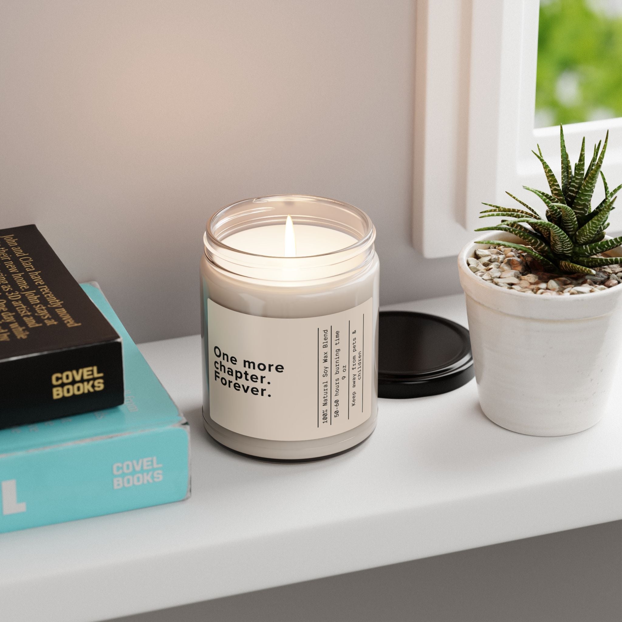 One More Chapter Forever Candle | Scented Soy 9oz - Addy Avenue