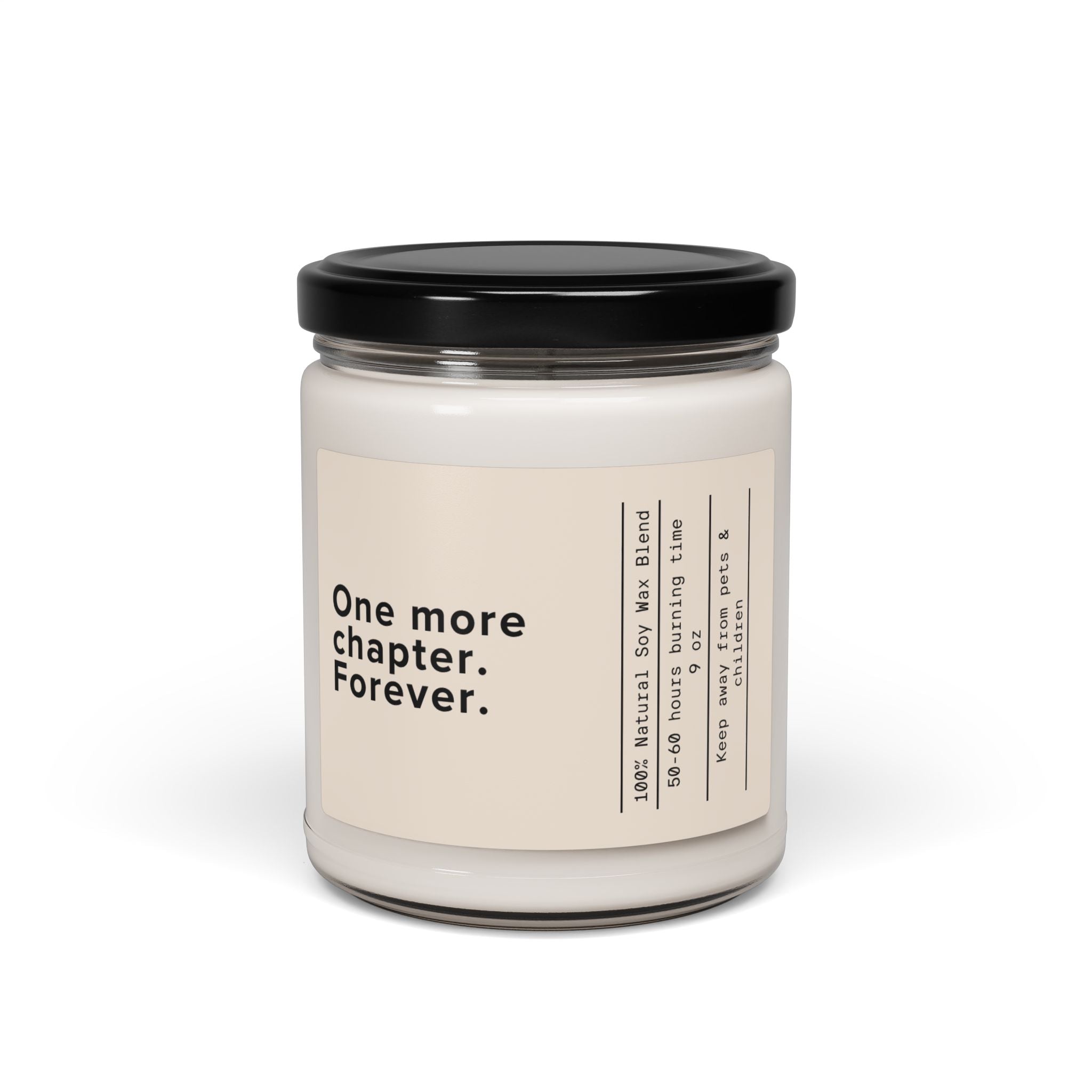 One More Chapter Forever Candle | Scented Soy 9oz - Addy Avenue
