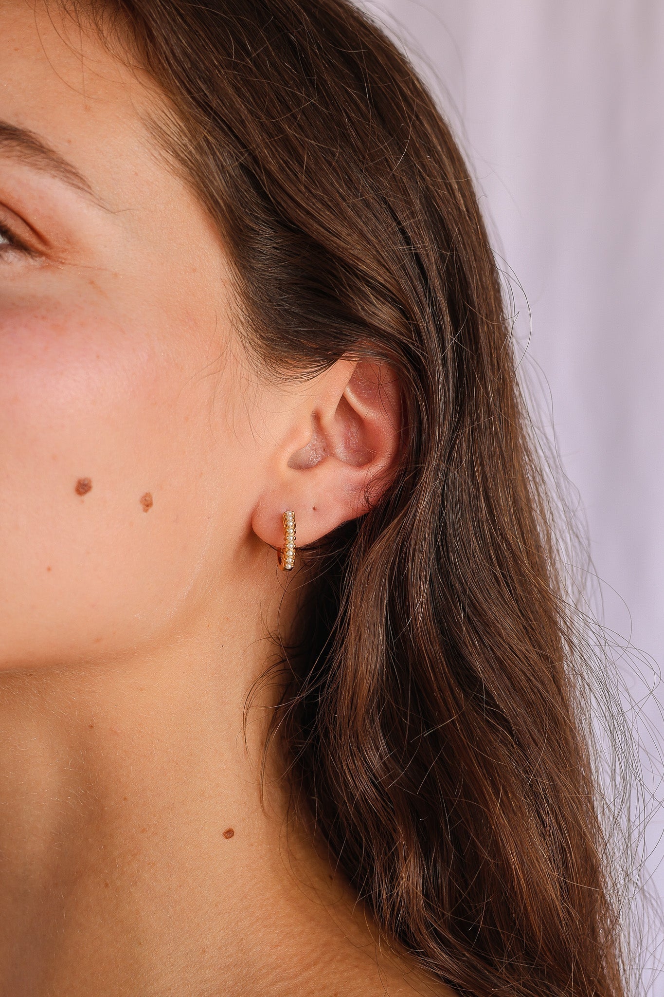 Pearl Mini Hoop (Single Hoop) - Addy Avenue