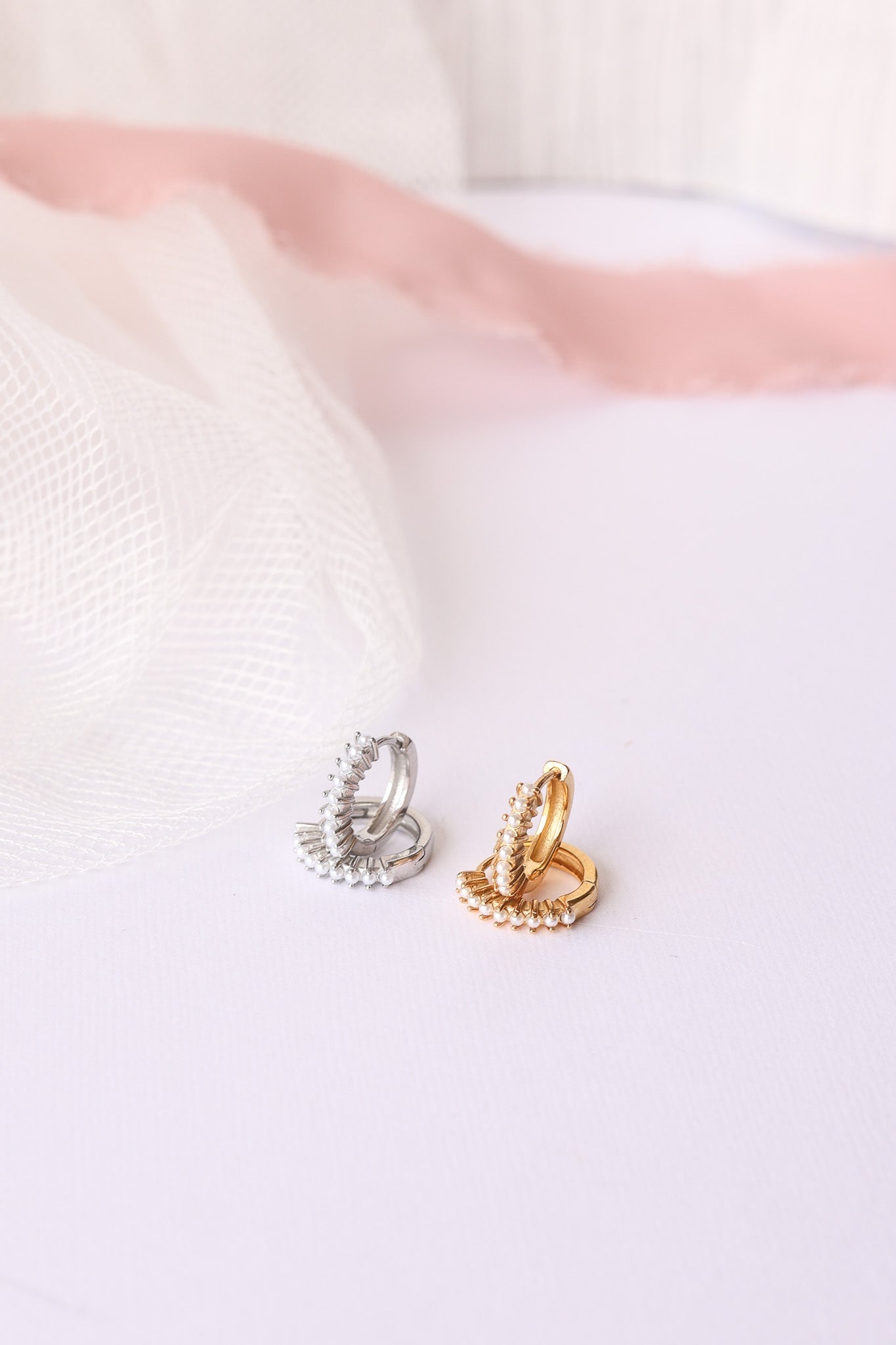 Pearl Mini Hoop (Single Hoop) - Addy Avenue