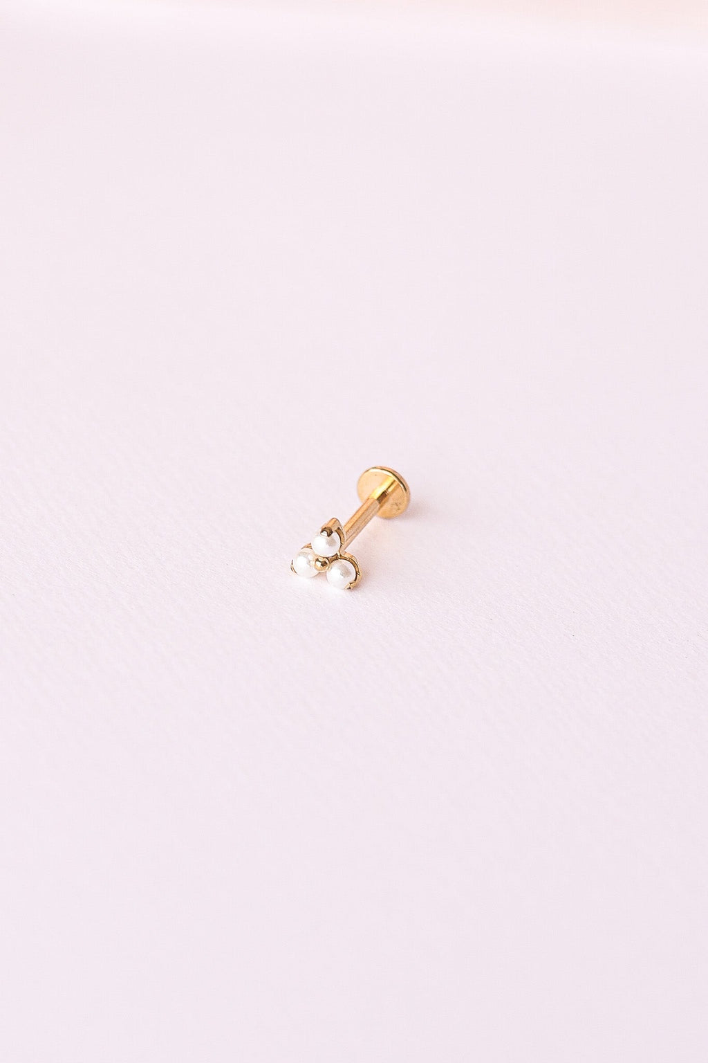 Pearl Trio Flat Back Stud - Addy Avenue
