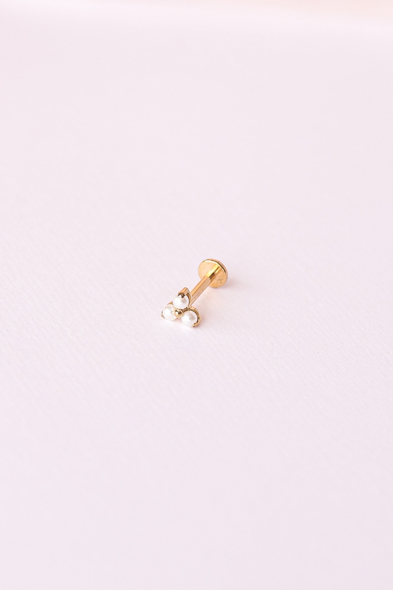 Pearl Trio Flat Back Stud - Addy Avenue