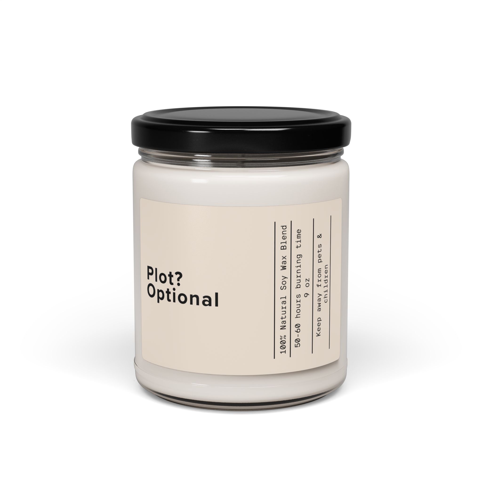 Plot? Optional Candle | Scented Soy 9oz - Addy Avenue