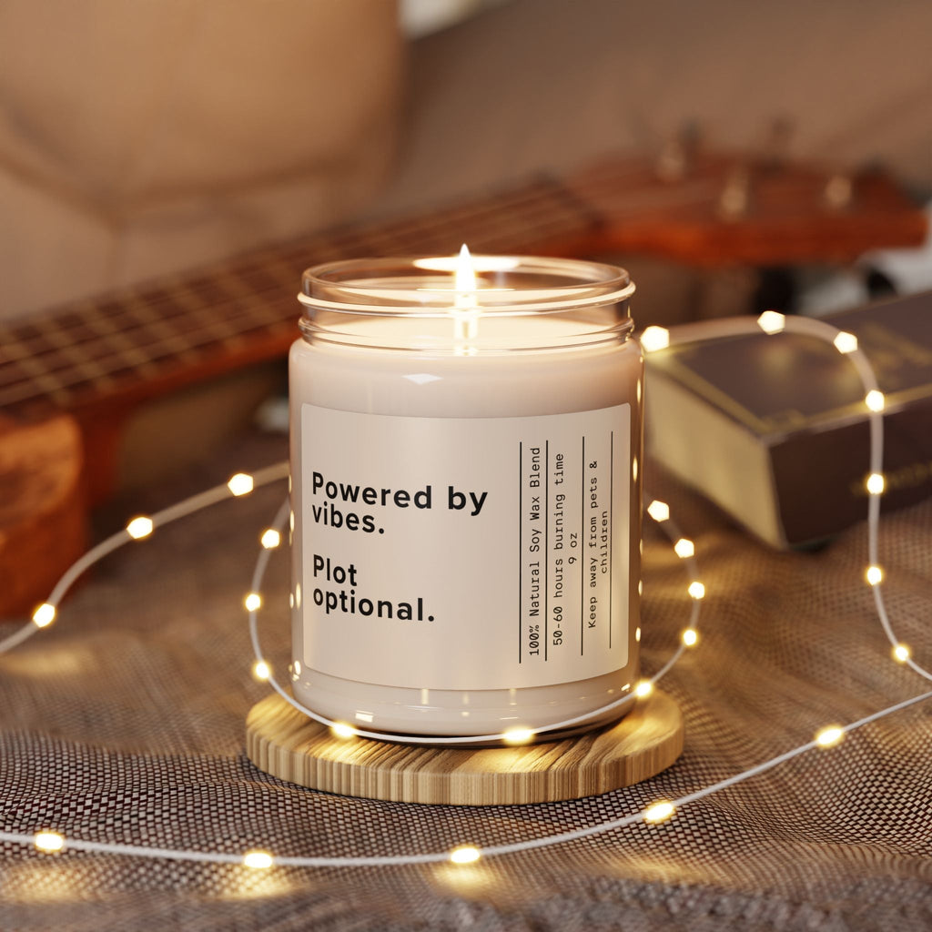 Powered by Vibes. Plot Optional Candle | Scented Soy 9oz - Addy Avenue