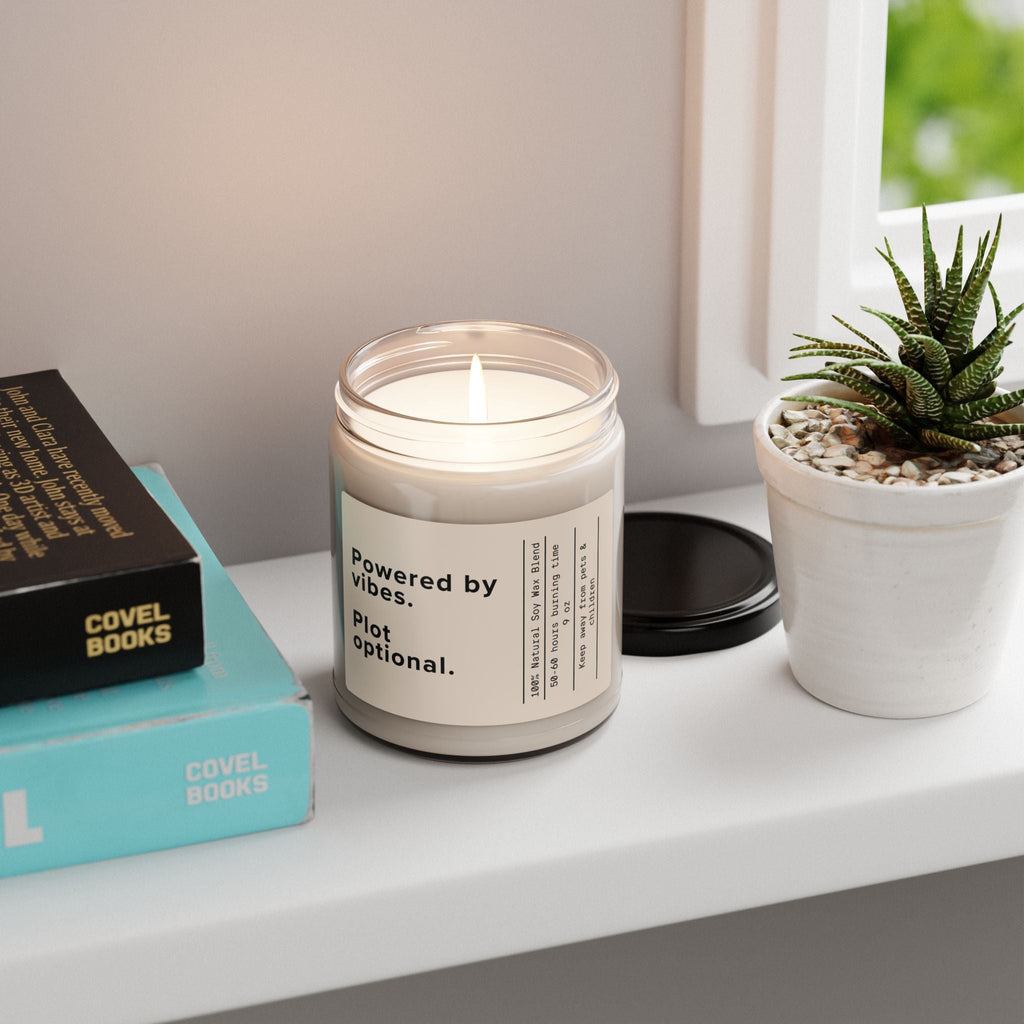Powered by Vibes. Plot Optional Candle | Scented Soy 9oz - Addy Avenue