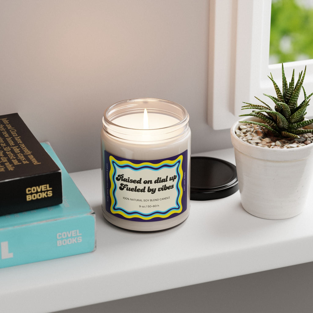 Raised on Dial Up, Fueled by Vibes Candle | 9 oz - Addy Avenue