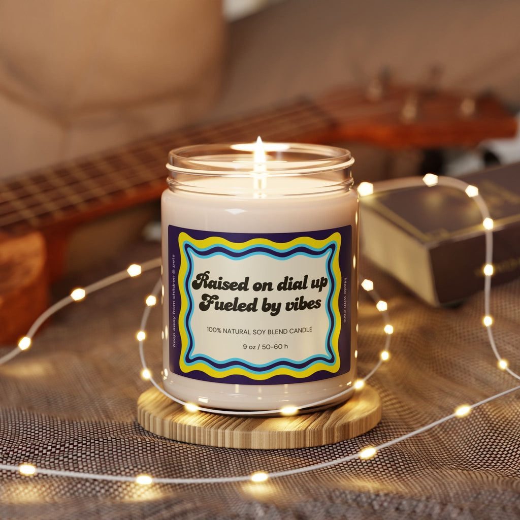 Raised on Dial Up, Fueled by Vibes Candle | 9 oz - Addy Avenue