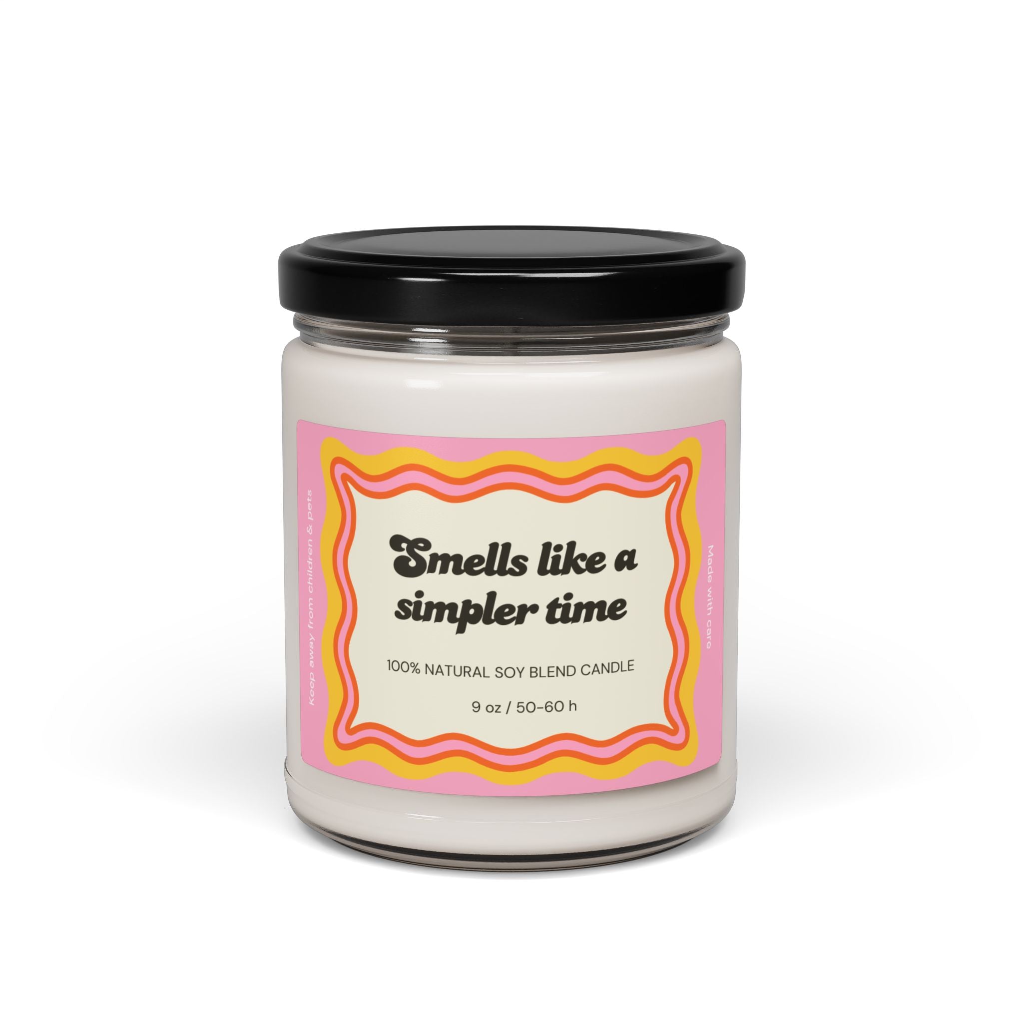 Retro Funny Quote Smells Like a Simpler Time Candle | 9 oz - Addy Avenue