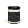Running on 'It is What It Is' Soy Candle | 9 oz - Addy Avenue