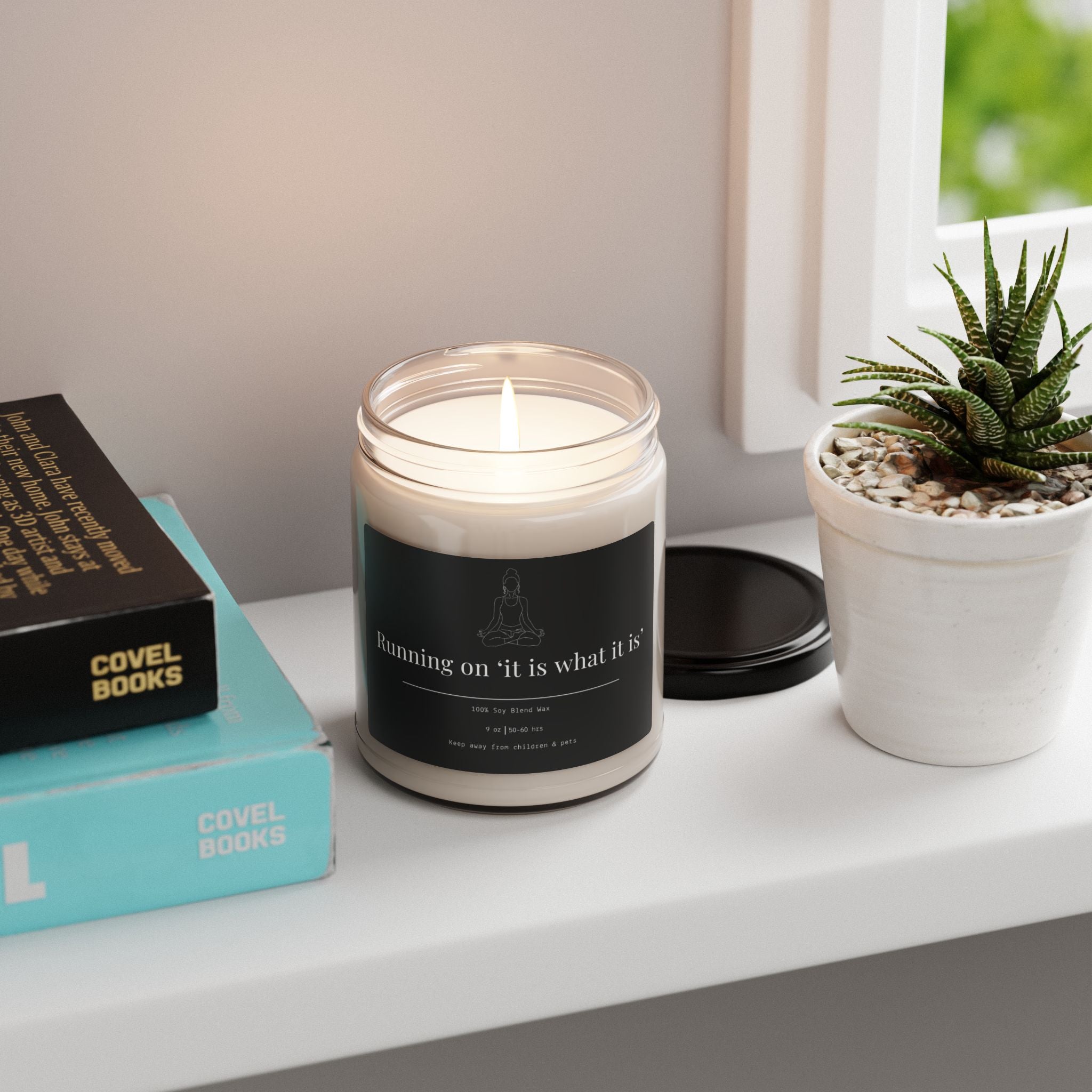 Running on 'It is What It Is' Soy Candle | 9 oz - Addy Avenue