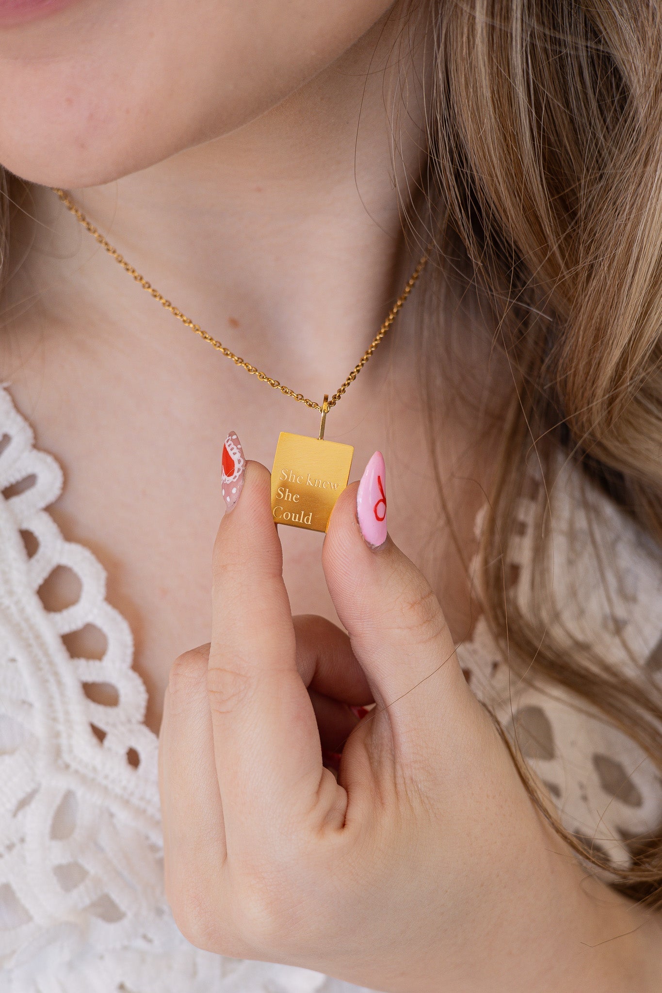 "She Knew She Could" Necklace - Addy Avenue