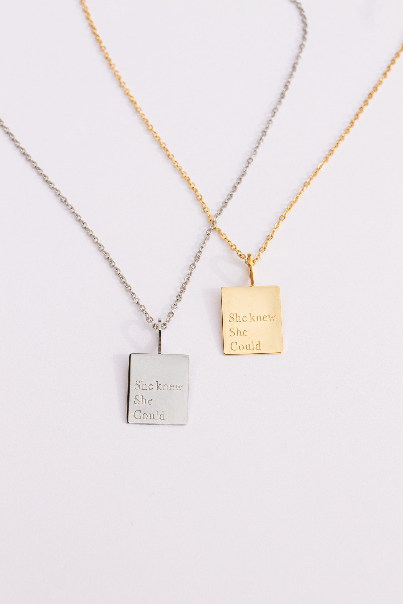 "She Knew She Could" Necklace - Addy Avenue