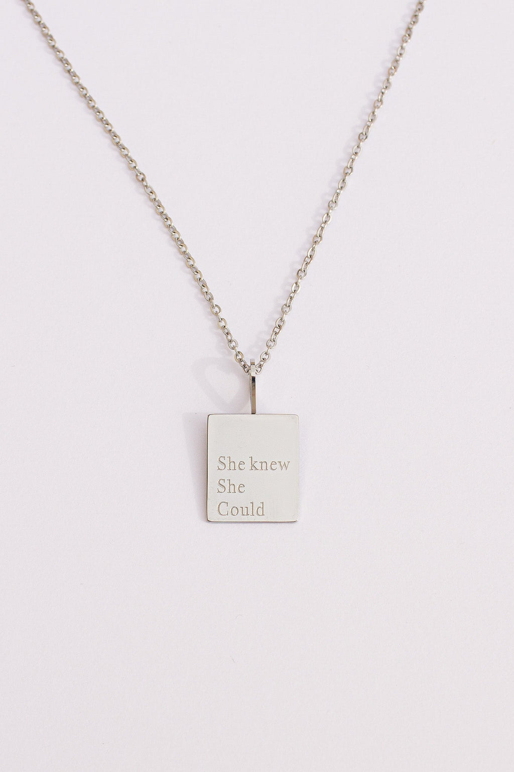 "She Knew She Could" Necklace - Addy Avenue