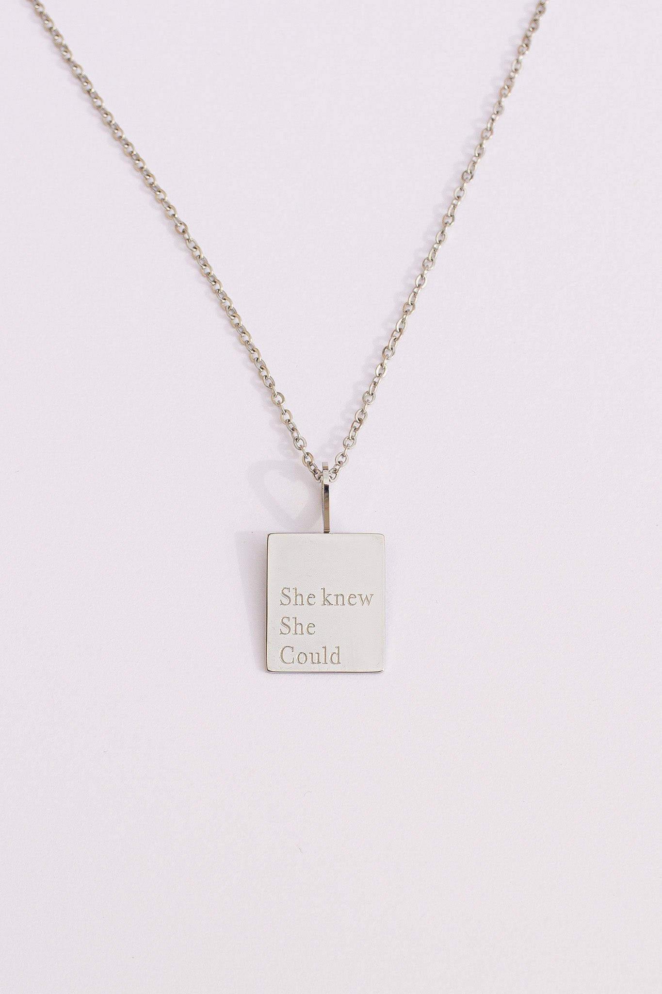 "She Knew She Could" Necklace - Addy Avenue