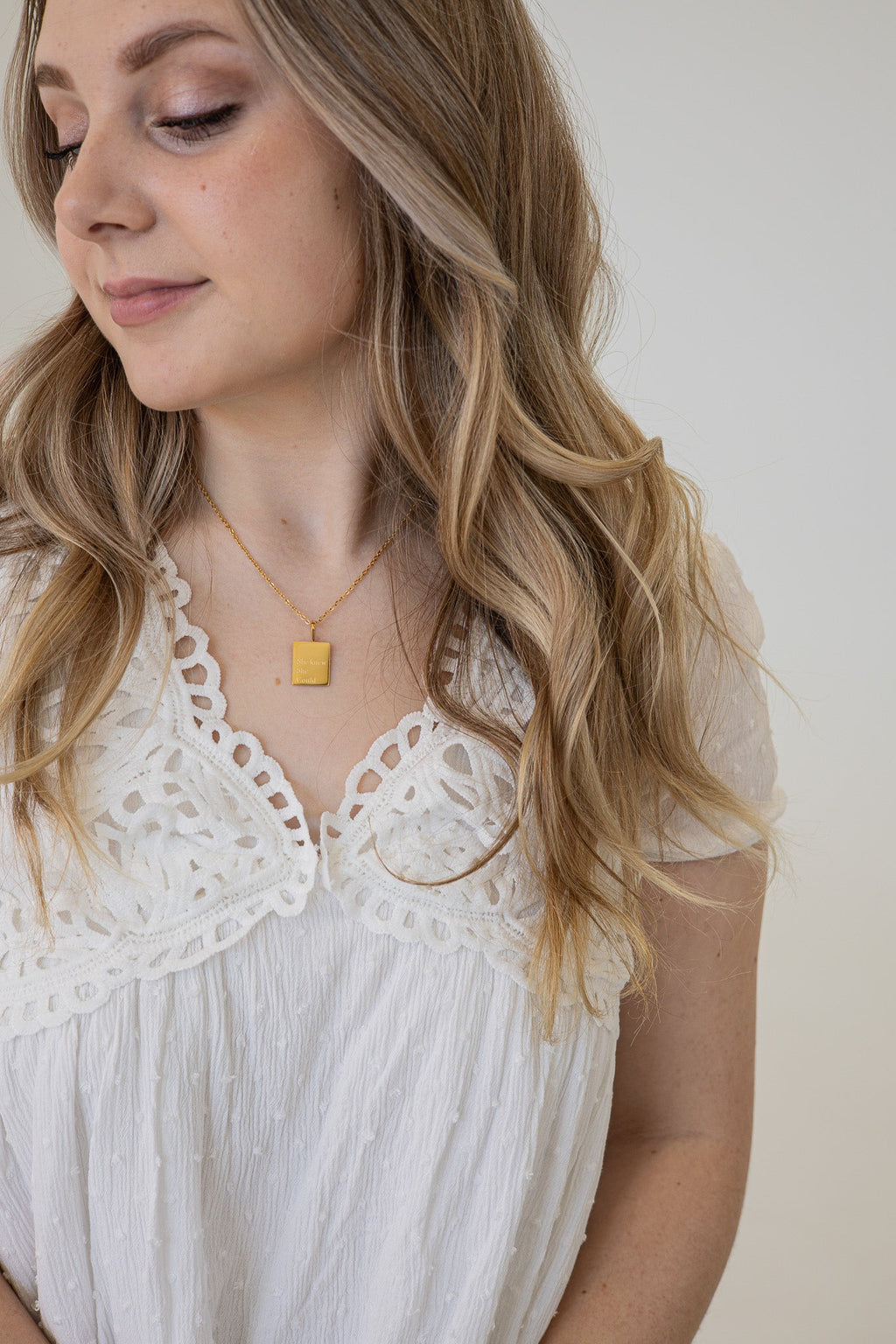 "She Knew She Could" Necklace - Addy Avenue