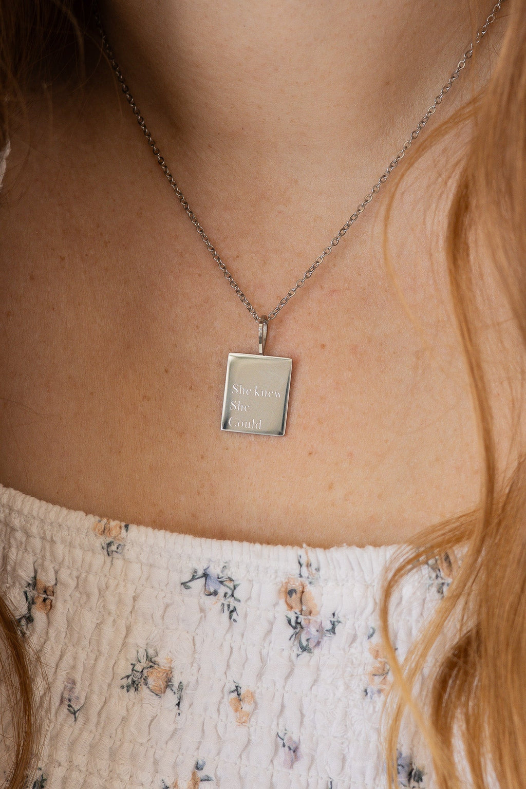 "She Knew She Could" Necklace - Addy Avenue