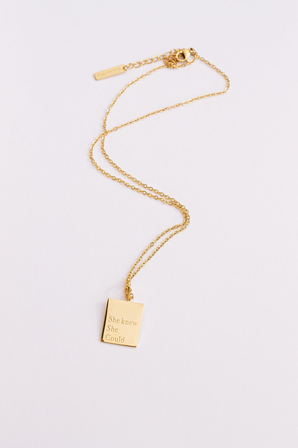 "She Knew She Could" Necklace - Addy Avenue