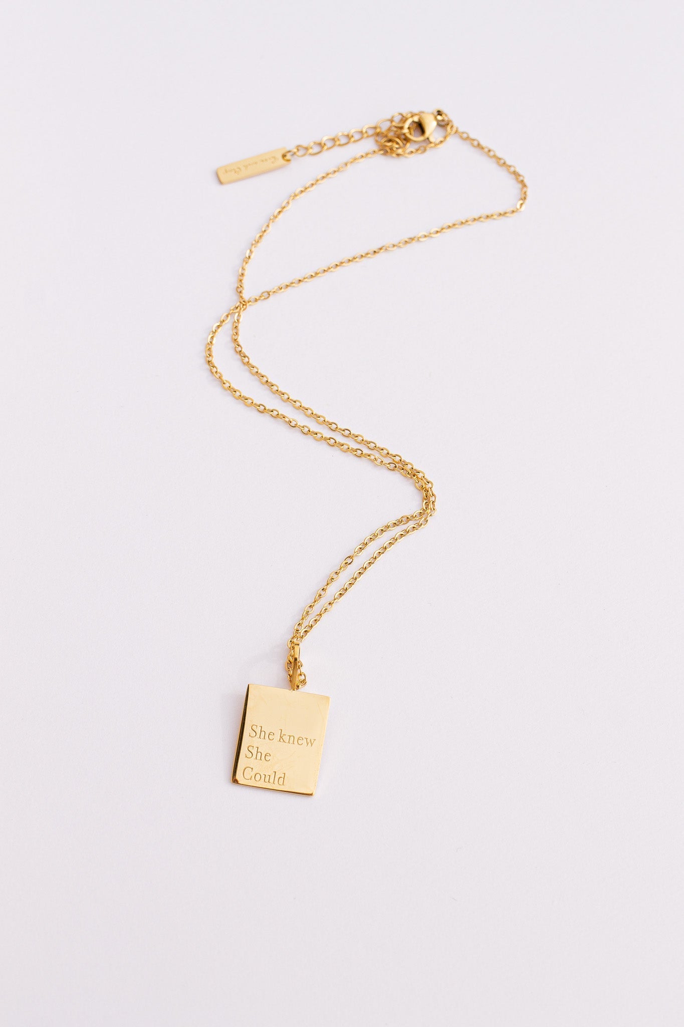 "She Knew She Could" Necklace - Addy Avenue