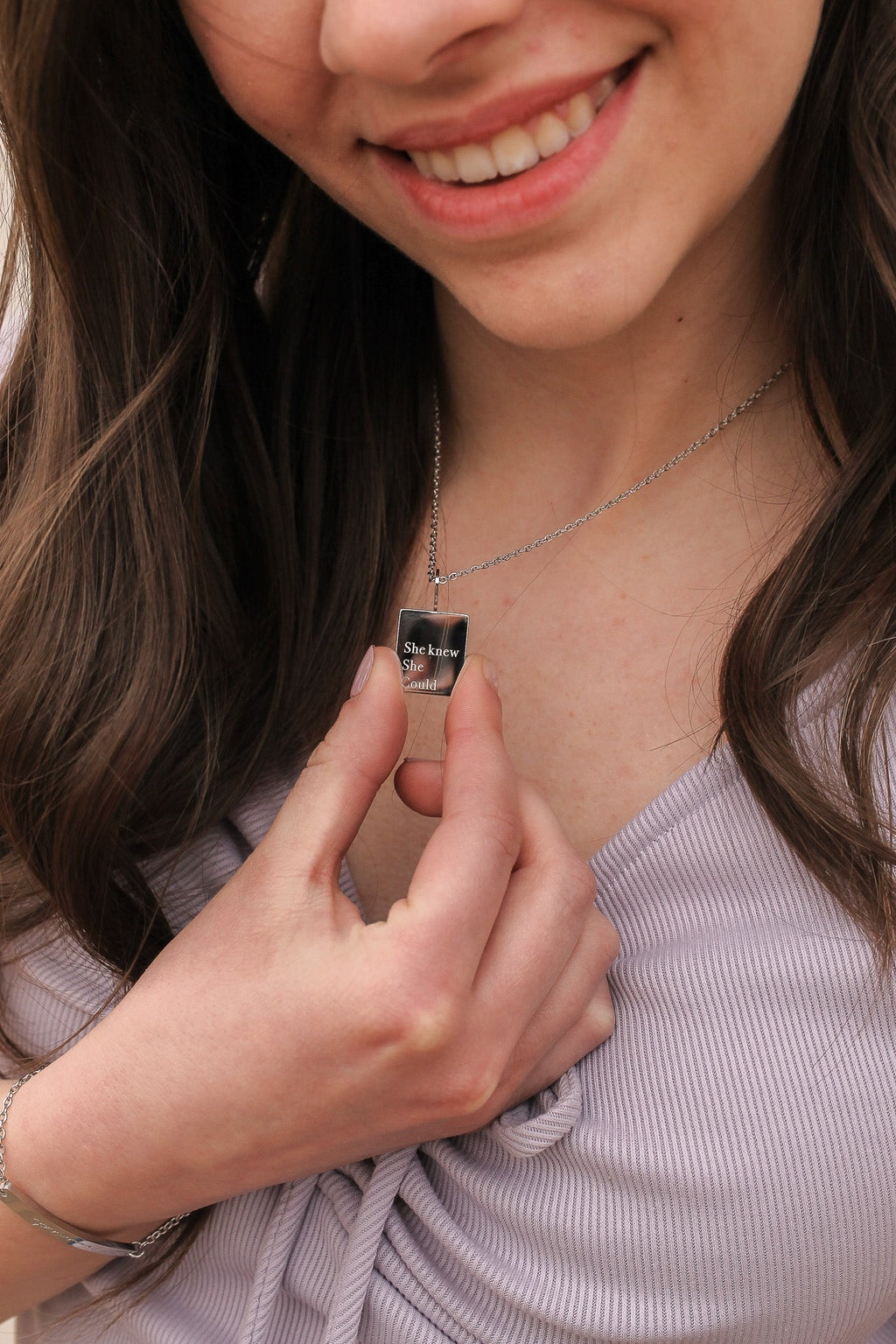 "She Knew She Could" Necklace - Addy Avenue