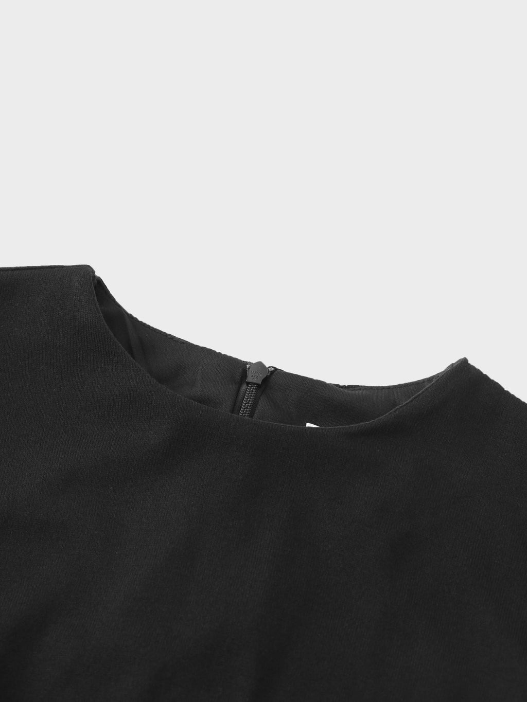 Side Shirred Button Down Knit - Black - Addy Avenue