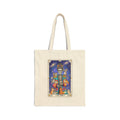 Skeleton Tarot Cat Lover Tote Bag | Cosmic Tarot Illustration - Addy Avenue