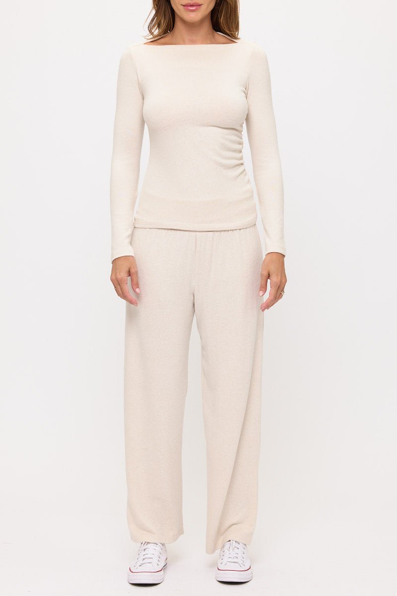 Solid Long Sleeve Sweater - Addy Avenue