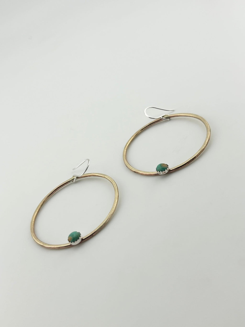 Solstice Hoops – Turquoise - Addy Avenue