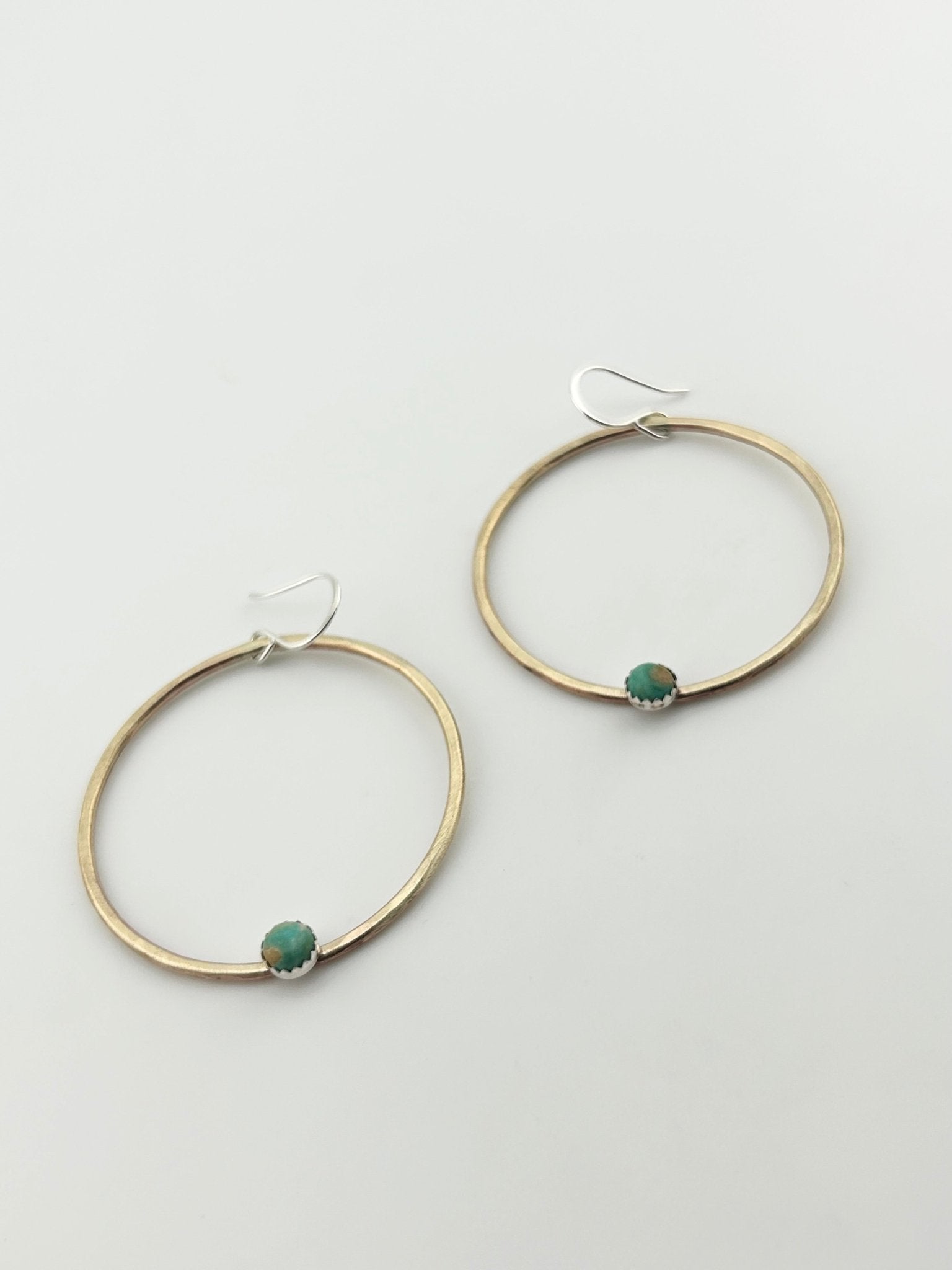 Solstice Hoops – Turquoise - Addy Avenue