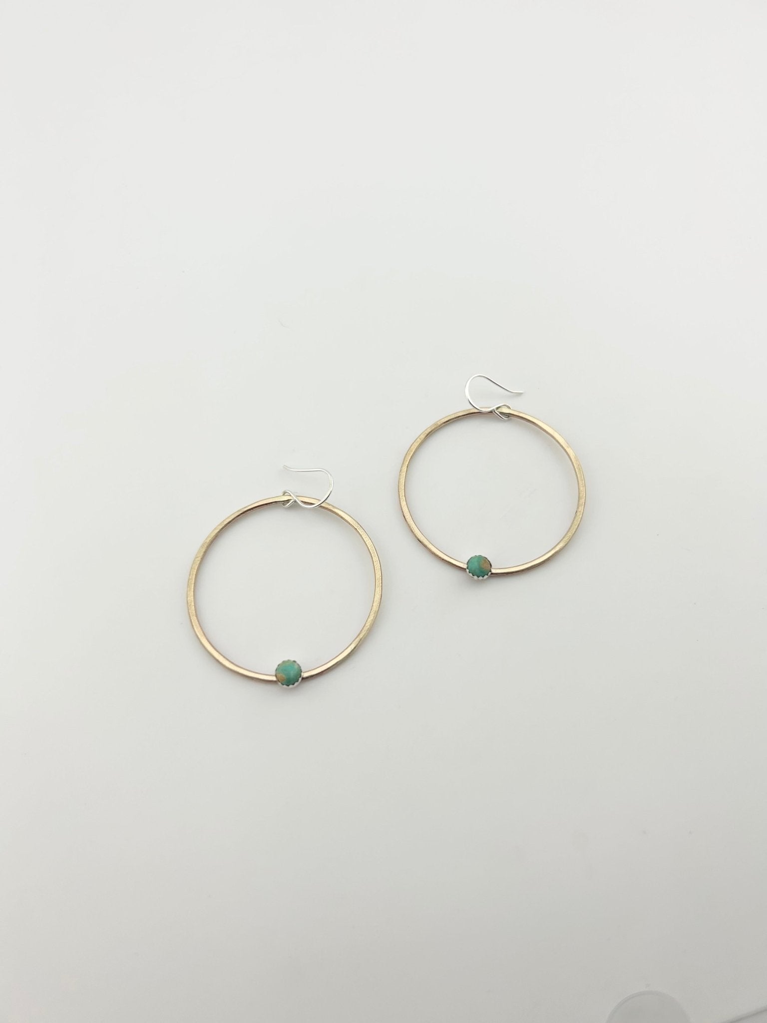Solstice Hoops – Turquoise - Addy Avenue