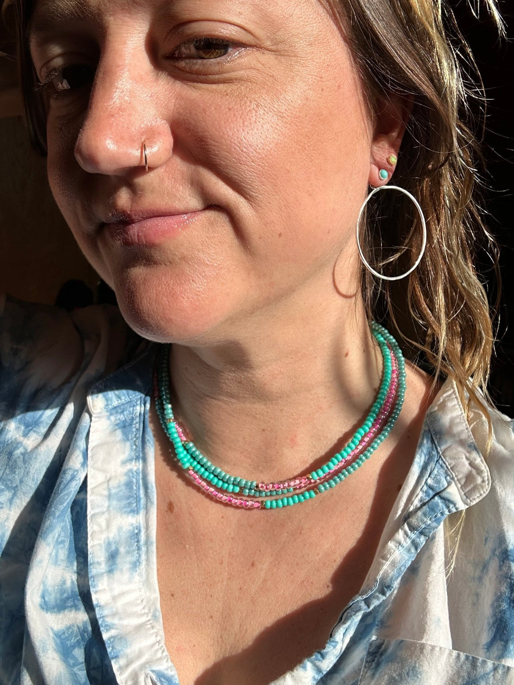 Solstice Necklace – Mermaid Layered Necklace - Addy Avenue