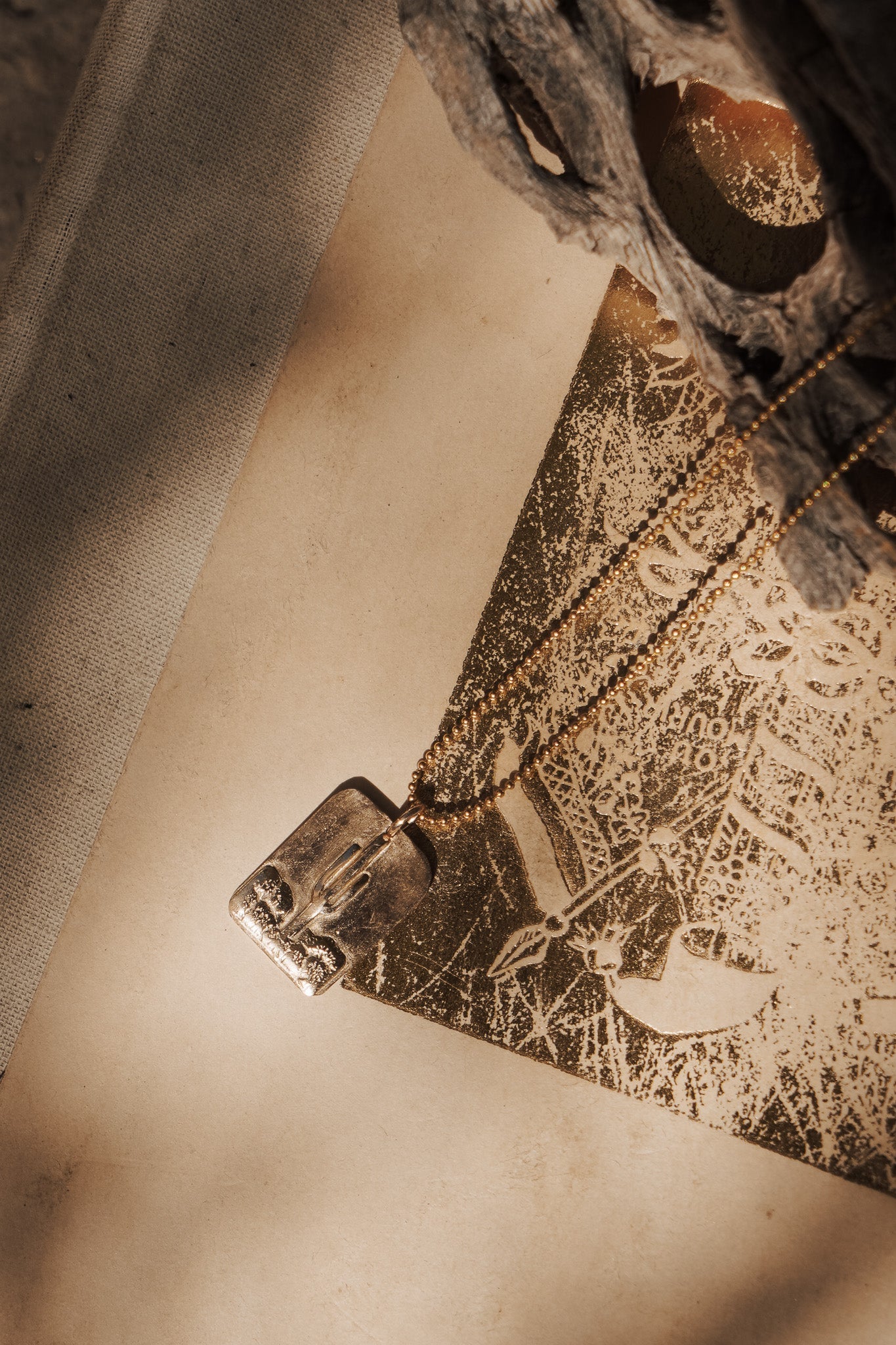 Sonoran Desert Necklace in 14k Gold - Fill - Addy Avenue