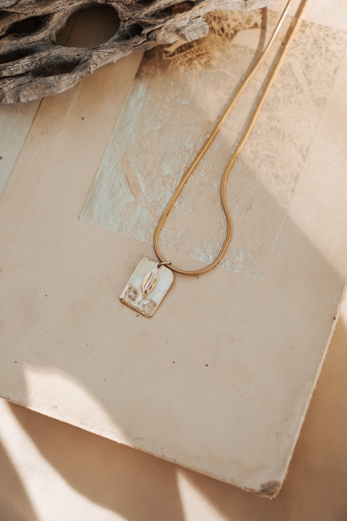 Sonoran Desert Necklace in 14k Gold - Fill - Addy Avenue