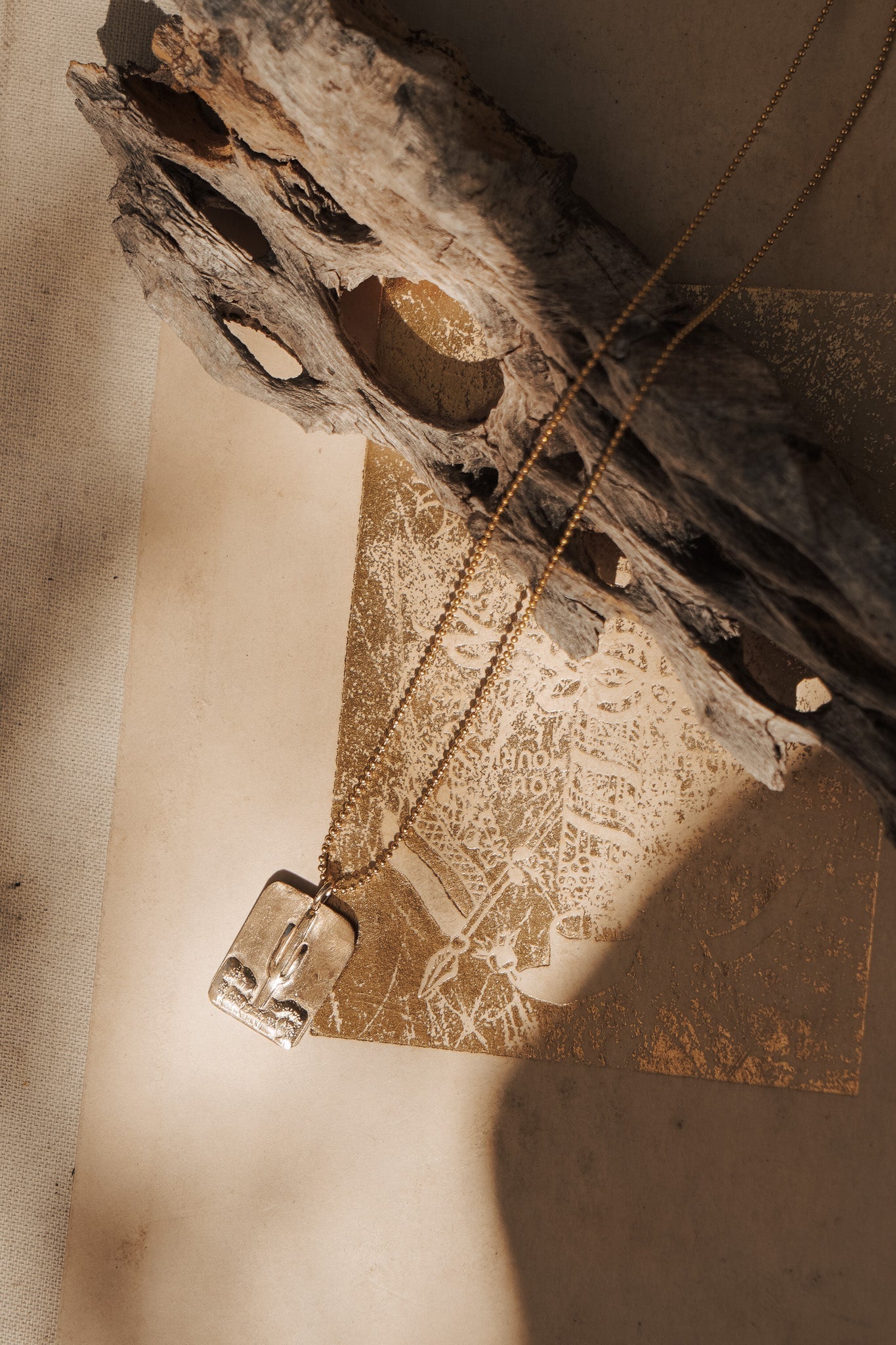 Sonoran Desert Necklace in 14k Gold - Fill - Addy Avenue