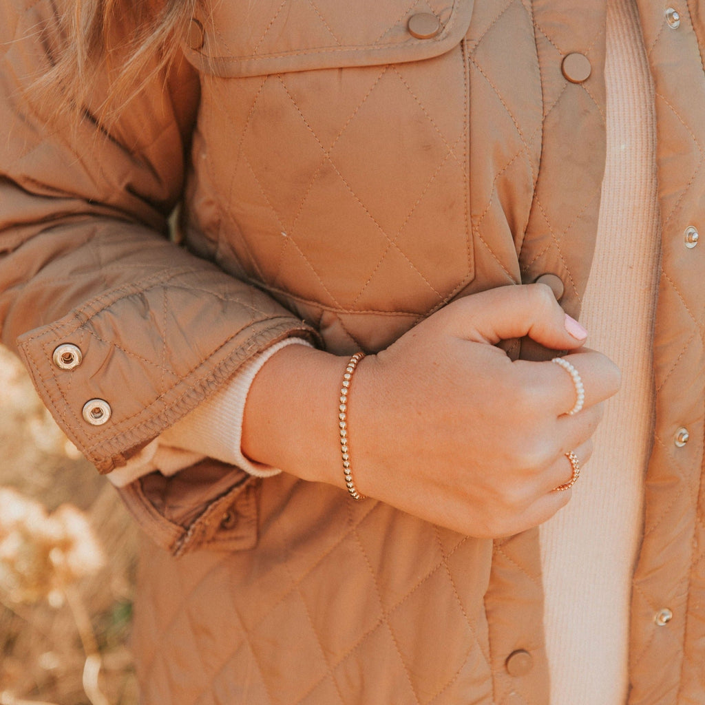 Staci Gold Filled Bead Bracelet - Addy Avenue