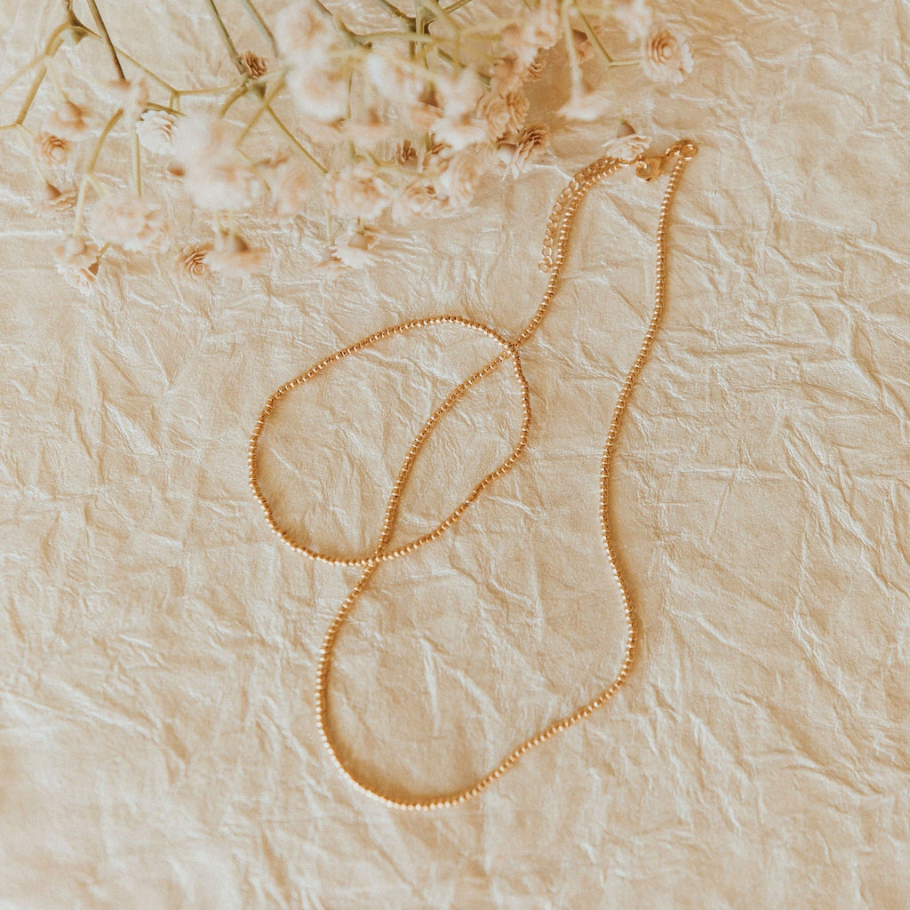 Staci Gold Filled Bead Bracelet - Addy Avenue