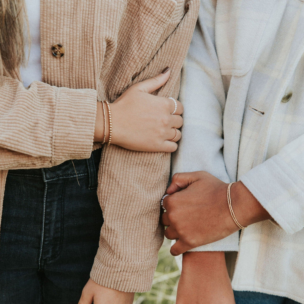 Staci Gold Filled Bead Bracelet - Addy Avenue
