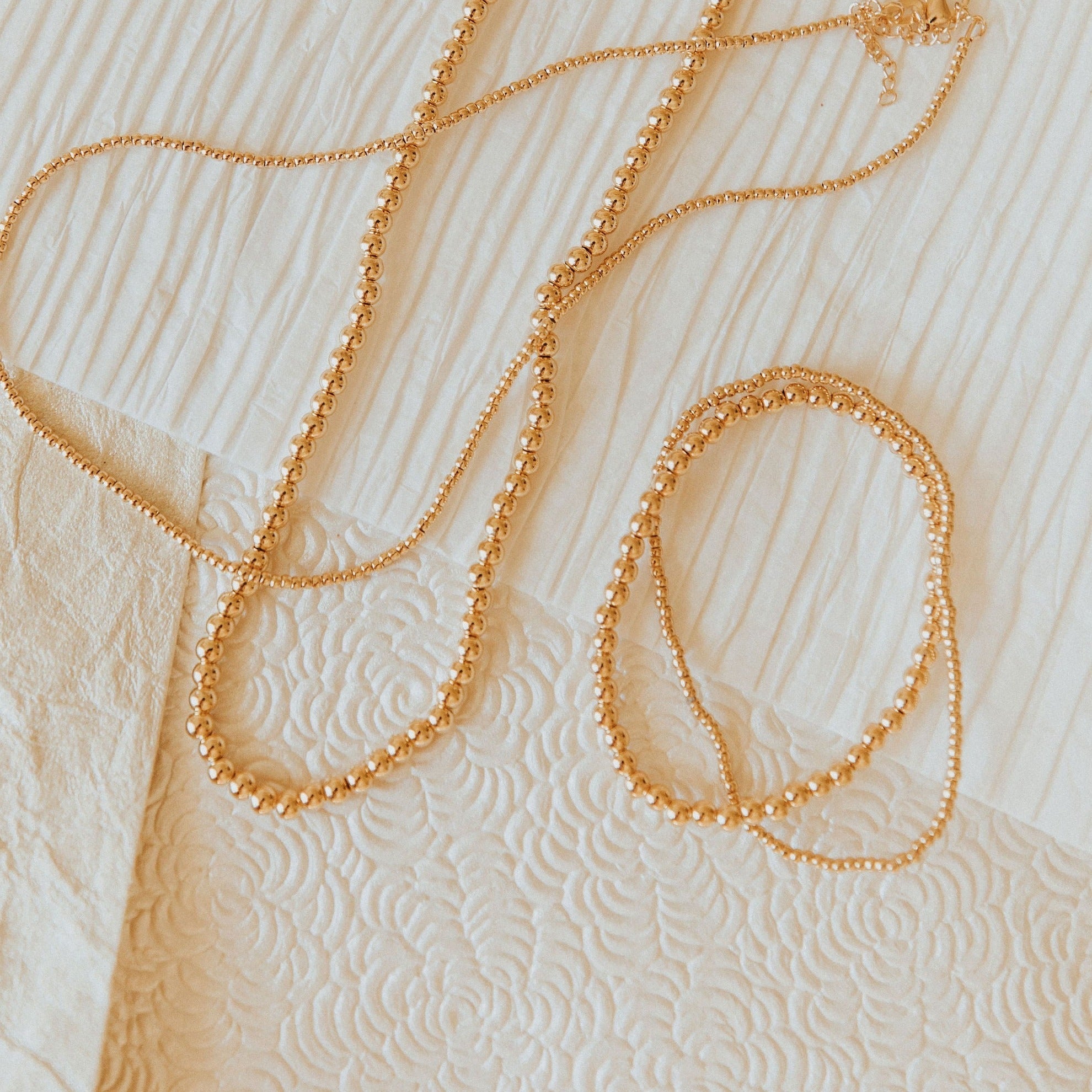 Staci Gold Filled Bead Bracelet - Addy Avenue