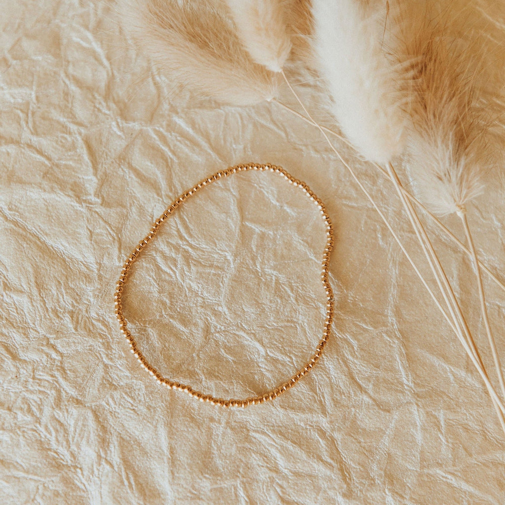 Staci Gold Filled Bead Bracelet - Addy Avenue