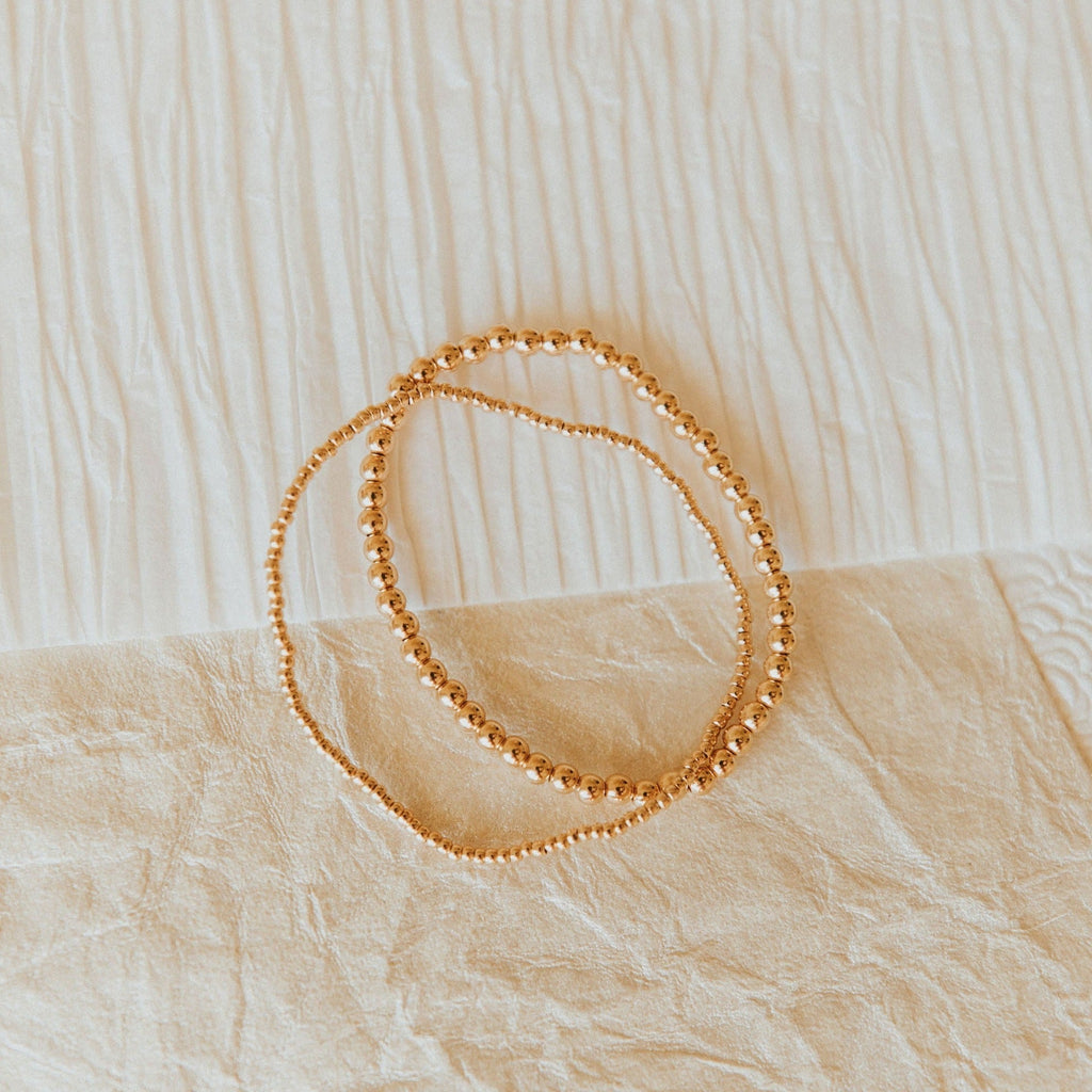 Staci Gold Filled Bead Bracelet - Addy Avenue